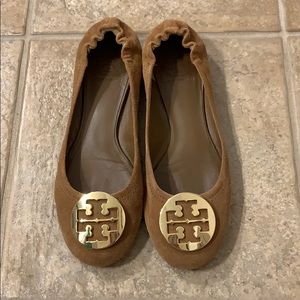 Tory Burch camel flats